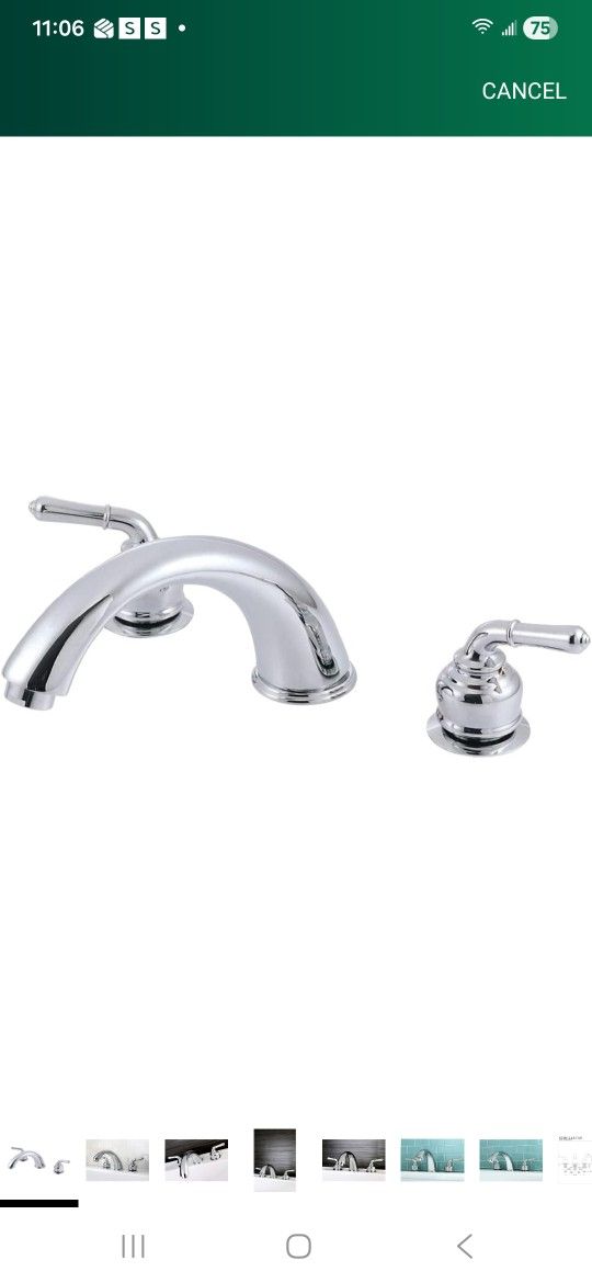 Kingston Brass KC361 Magellan Roman Tub Faucet, Polished Chrome