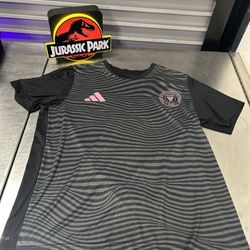 2-2025 Adidas Men’s N&N Messi #10 Soccer Football Jersey -black+Pink LG