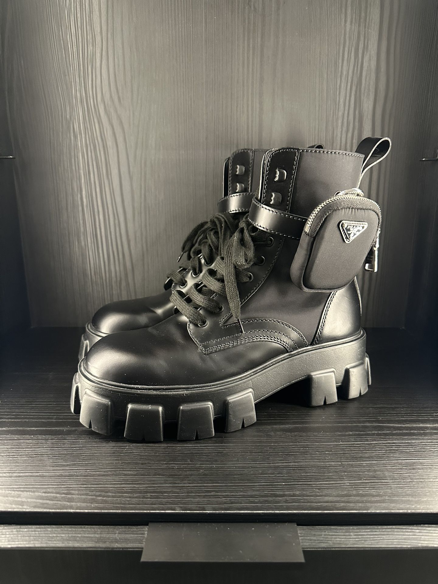 PRADA - Authentic Men Boots - Size 8.5