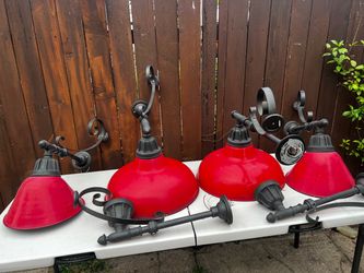 Rejuvenation A6562 Carson Straight-Arm Outdoor Wall Lights – Lot of 6