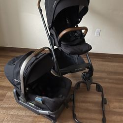Nuna Mixx Stroller and car seat