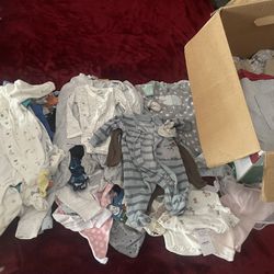 Baby Clothes And Diapers 