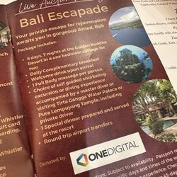 Vacation Package To Private Resort In Bali (for 2 people)
