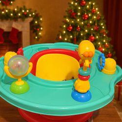 Like-New Baby Activity Seat/ High Chair w/ Toys – Sit-Me-Up Style, Clean