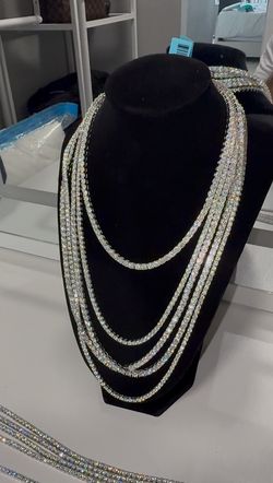 Moissanite Tennis Necklace