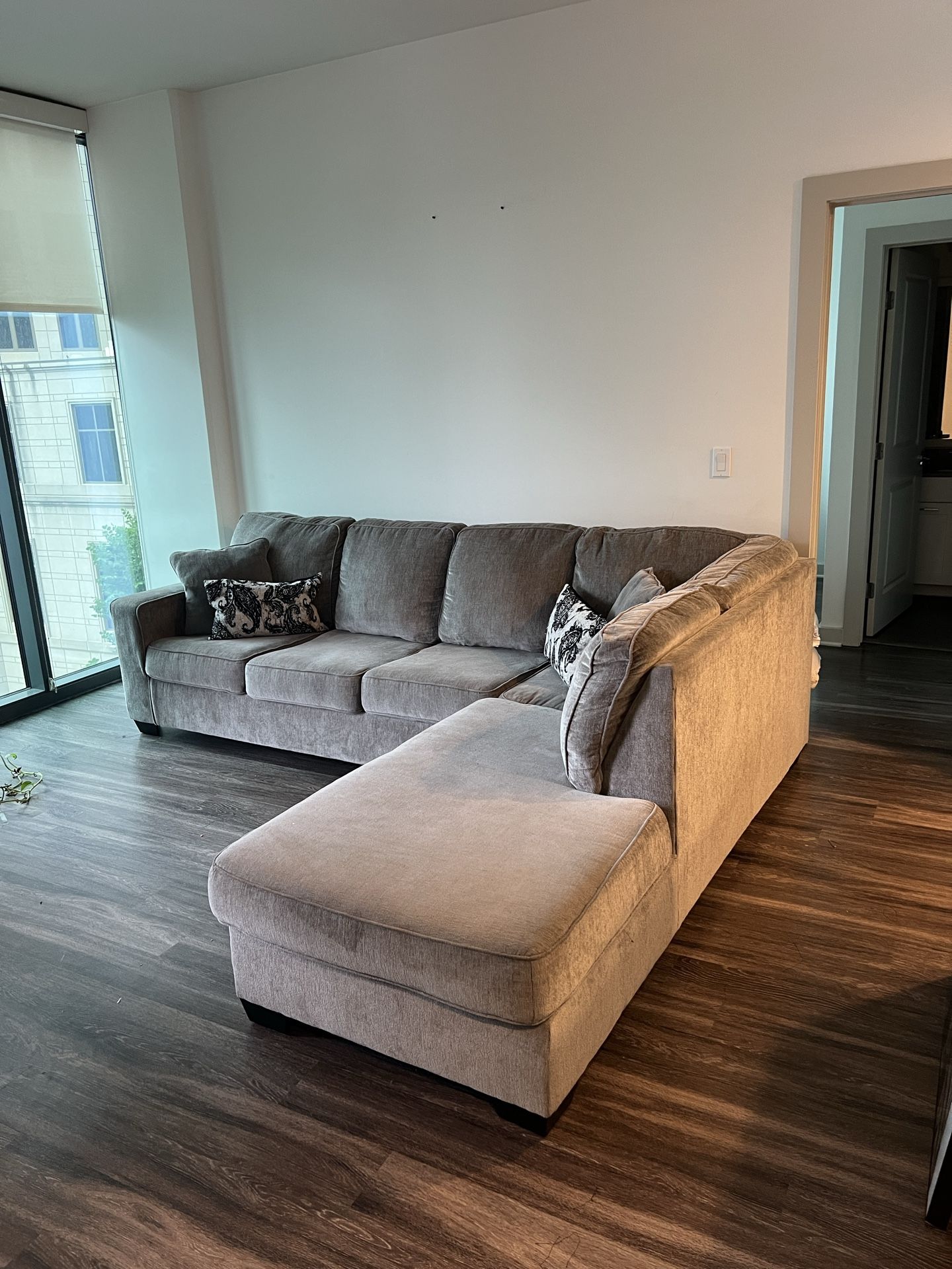 Gray Sectional Sofa 