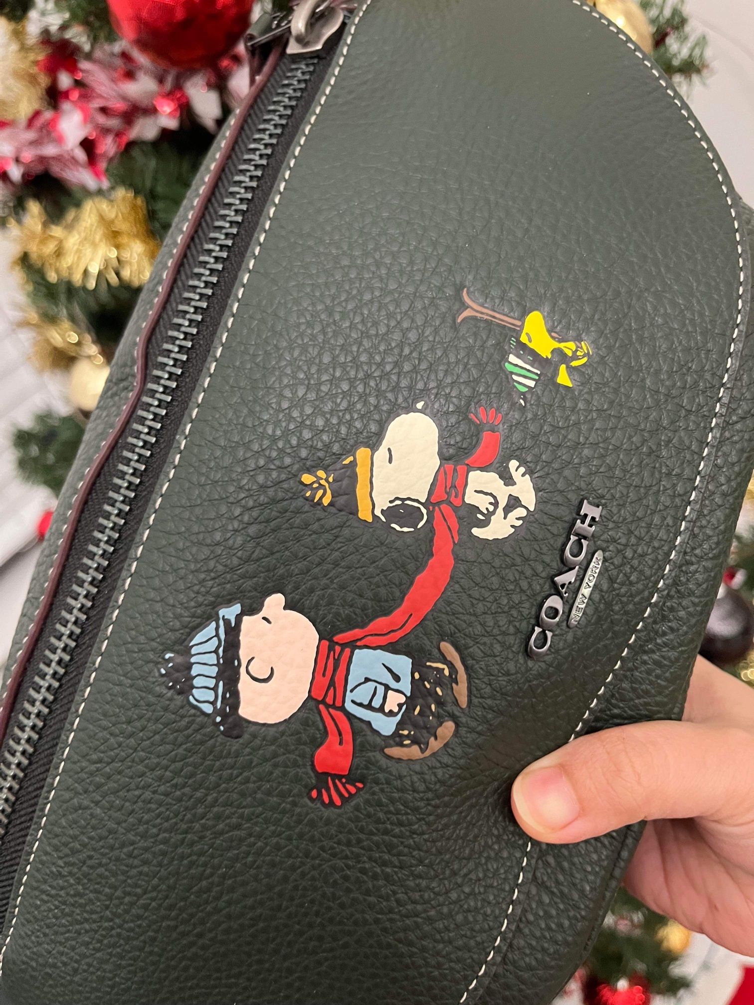 COACH®  Coach X Peanuts Warren Belt Bag With Snoopy Motif