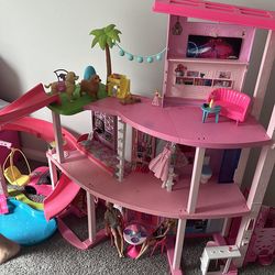 Full Barbie collection doll furnitures shoes cars ….