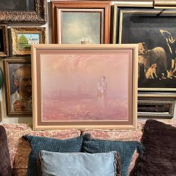 Vintage Texas Artist Carl J Smith Signed Print 