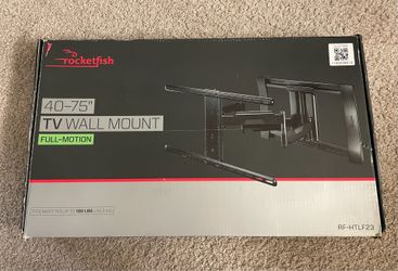 New/Open-Box Rocketfish Full-Motion TV Wall Mount (40"–75" Screens)