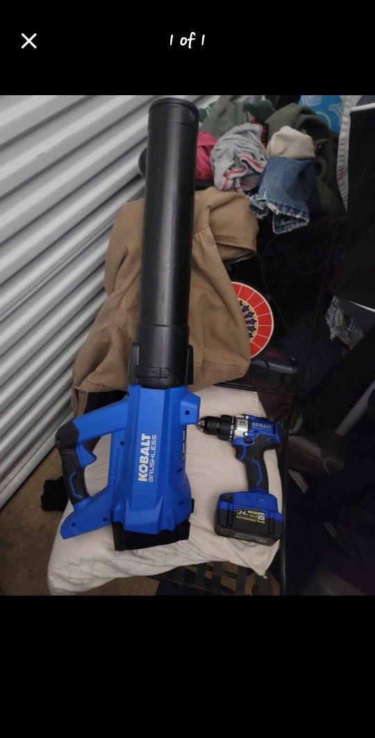 Brushless LEAF BLOWER & POWER DRILL COMBO!