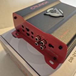 CRUNCH 2525 WATTS 4 CHANNEL BUILT IN CROSSOVER CAR AMPLIFIER