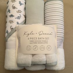 6 Piece Baby Bath Set