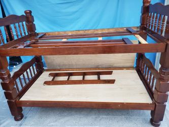 Solid Wood Bunk Bed Frame