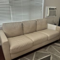 78L /W X 35D Leather Sofa Queen Bed