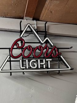 Vintage Coors light sign