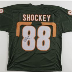 Jeremy Shockey Signed Jersey (JSA) Miami Hurricanes 