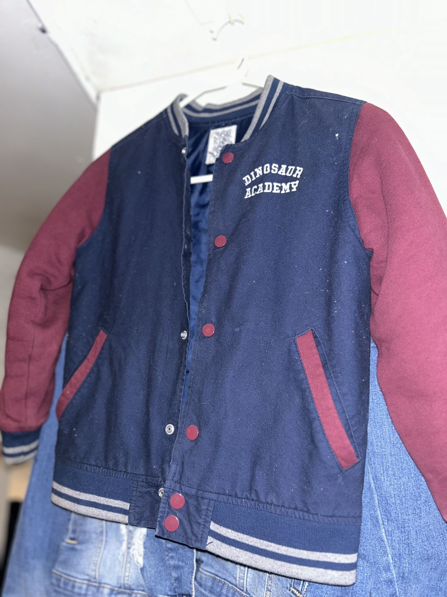 Nice Combination Varsity Jacket And Levi Shirt