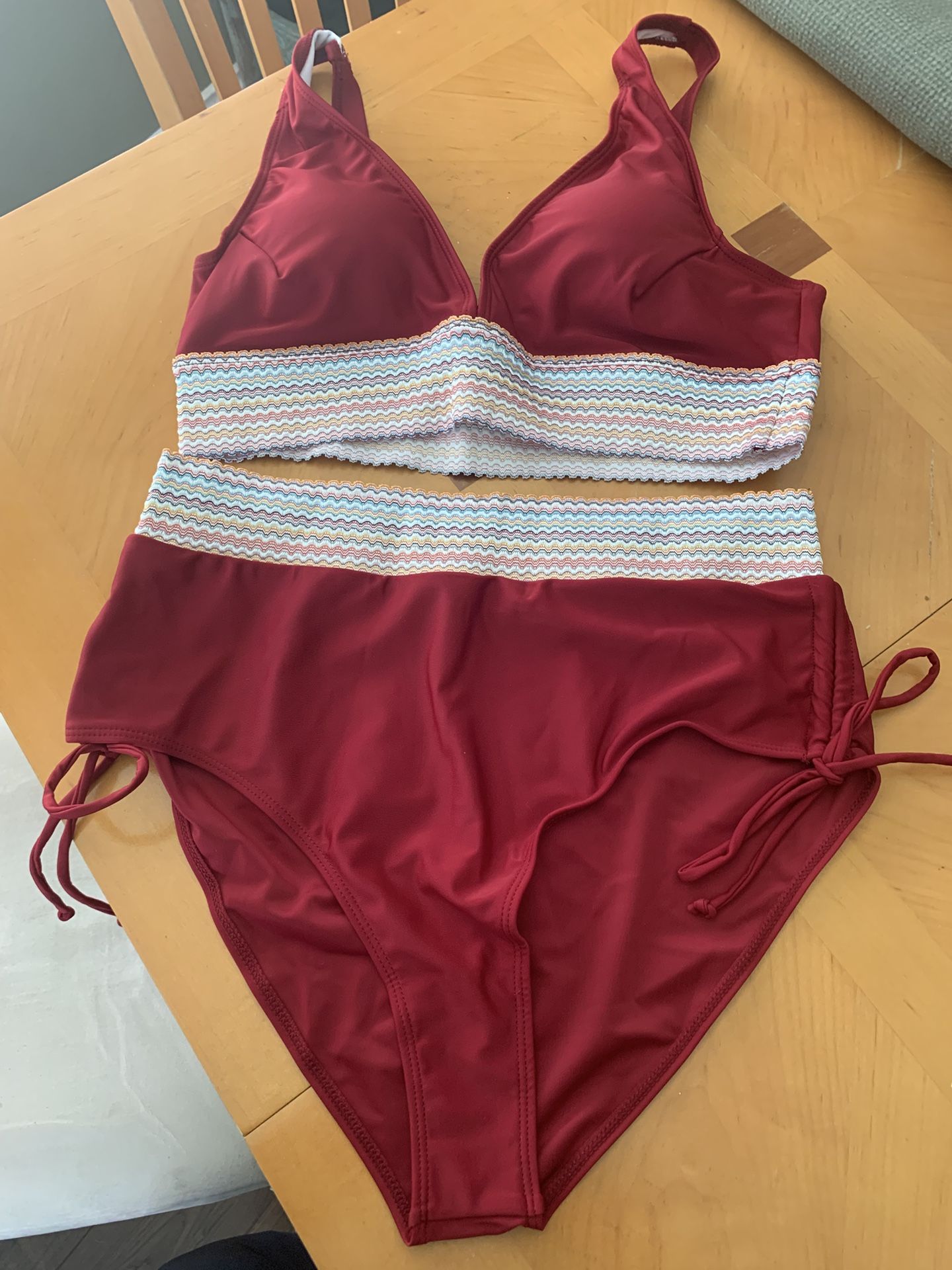 New Burgundy XL Bikini