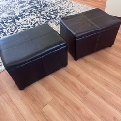 Storage Ottoman - 2 Available $15 Each Or 2 For $25