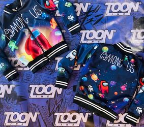 Among Us Kids Bomber Jackets