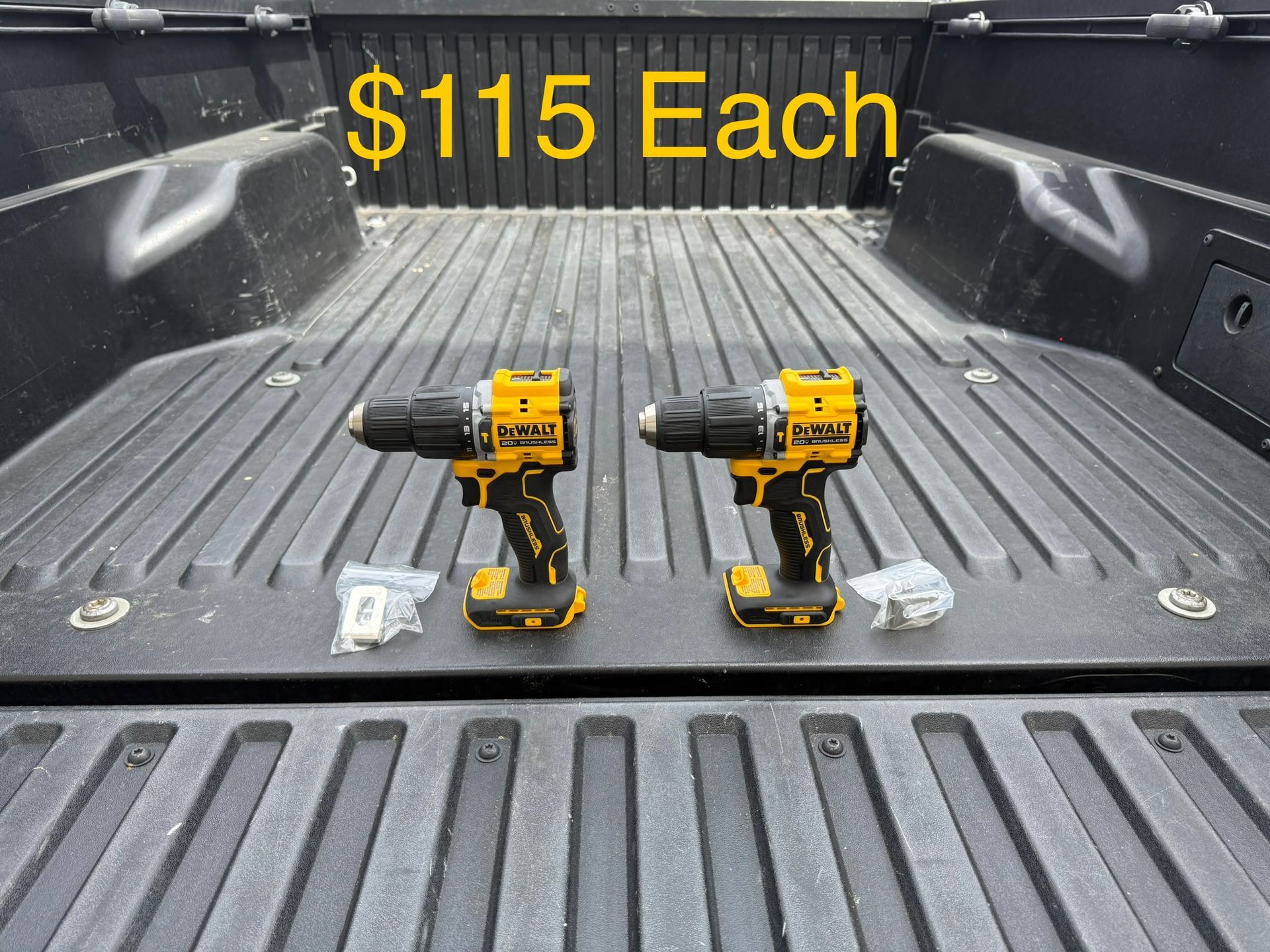 DEWALT ATOMIC 20-Volt MAX Brushless Cordless 1/2 in. Hammer Drill (Tool-Only) **2 Available, $115 Each**