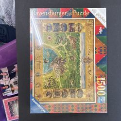 Harry Potter Puzzle Map