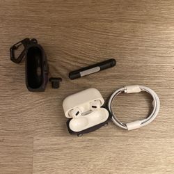 Airpod Pros with Case/ Accessories