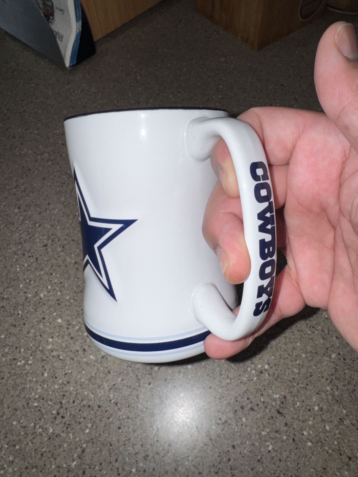Dallas Cowboys Official NFL Ceramic Mug – Team Logo Coffee Cup – Excellent Like-New