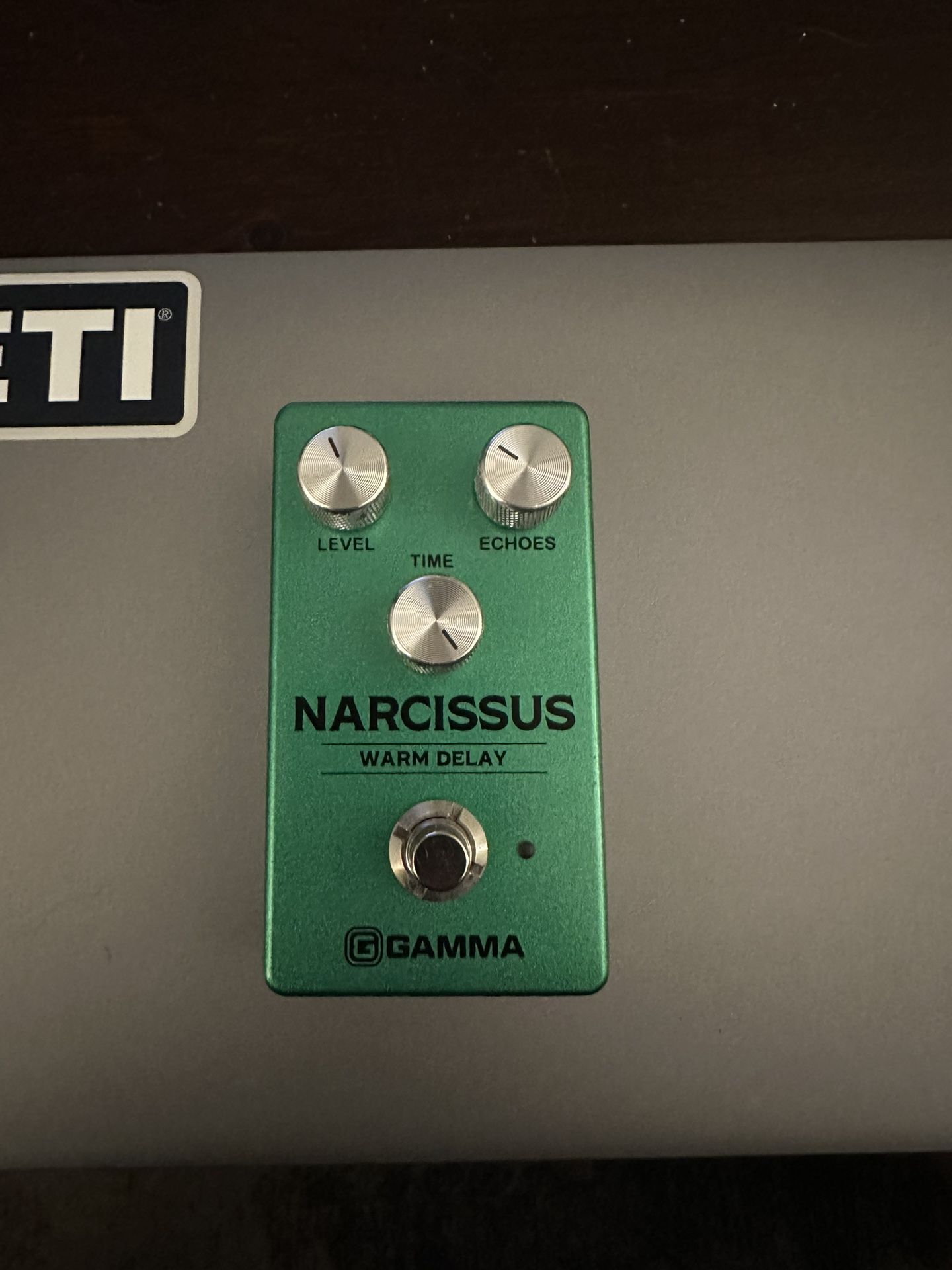Gamma Narcissus Delay Pedal With Power Adapter 