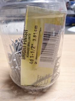 1- 1/2" Finishing Nails