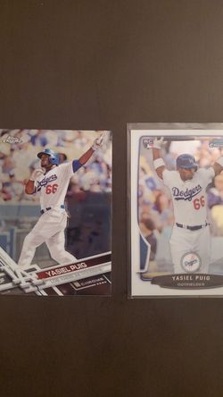 Yasiel Puig 2 card lot