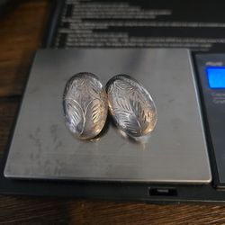 Vintage 925 Silver Earrings 