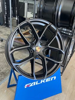New wheels 22 inch staggered for Porsche Cayenne