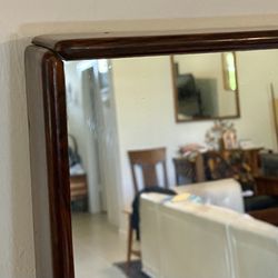 Ernesto Hauner rosewood mirror - Brasil 1963