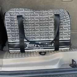 Juicy Couture Black & White Duffle Bag