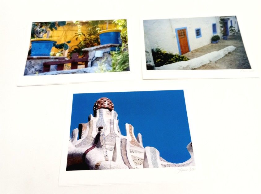 Vintage Laura Bell "The Blues" 6 Pack Card Set / Note Card/ Post Card / Holiday Greeting