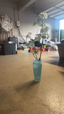 Vase and flowers