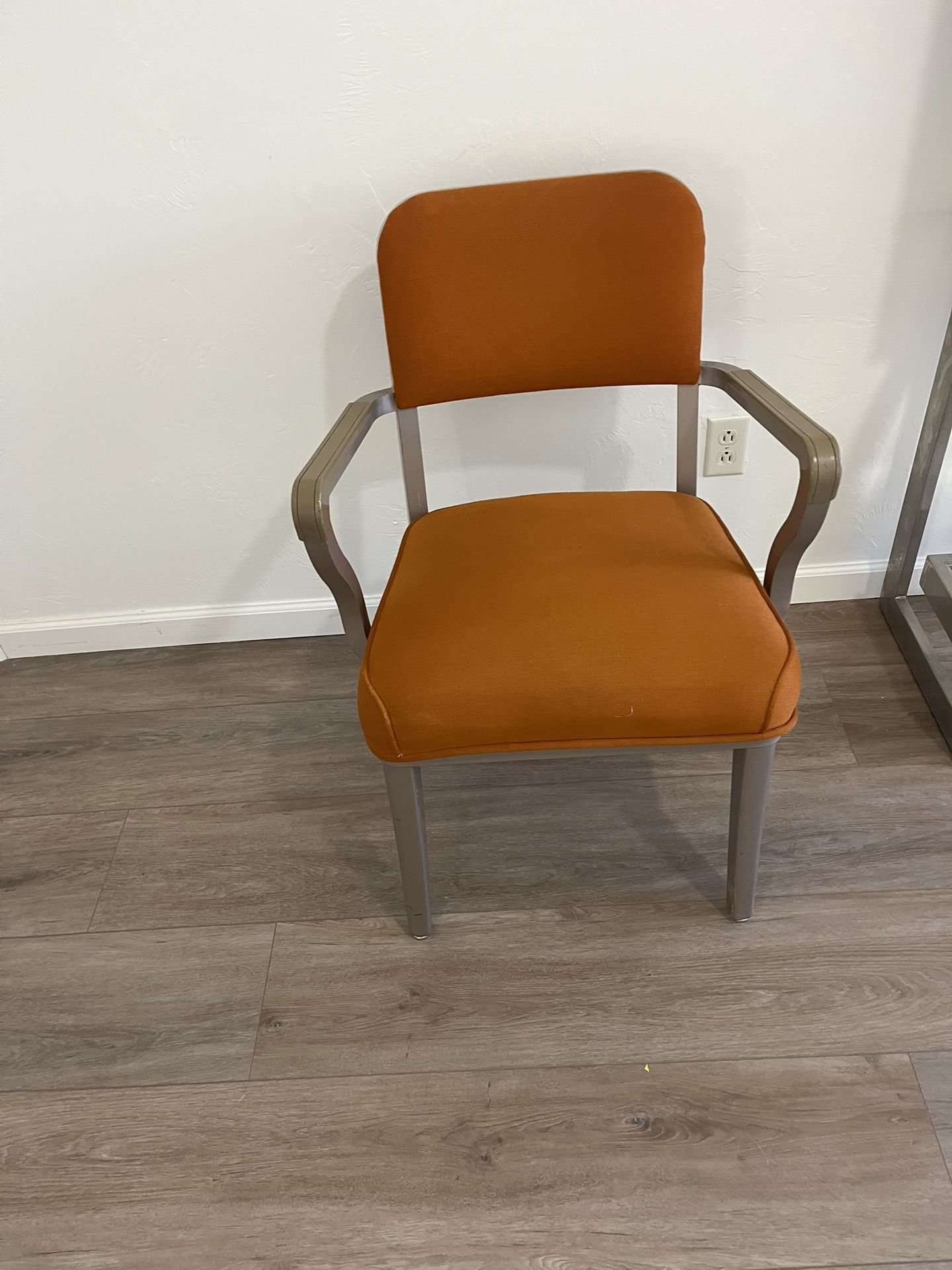 Vintage Mid Century Industrial Steelcase Armchair
