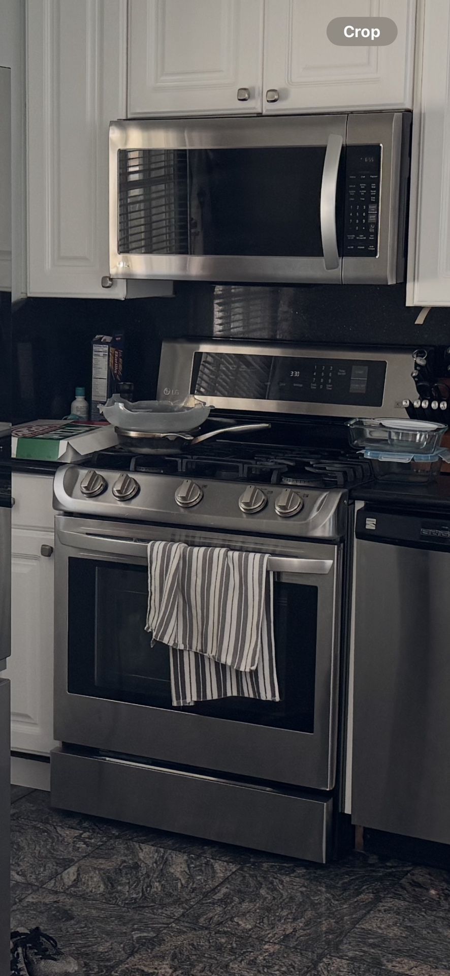 LG OVER THE RANGE MICROWAVE