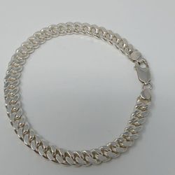 Beautiful .925 Silver 8" Bracelet - 28.3g (#25455)