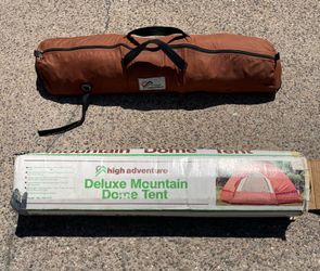 2 High Adventure Dome Tents 7’x8’