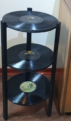 Custommade 3 Tiered Record Side Table