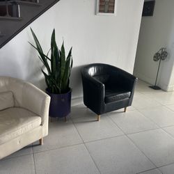 Moder Leather Chairs 55 Each 