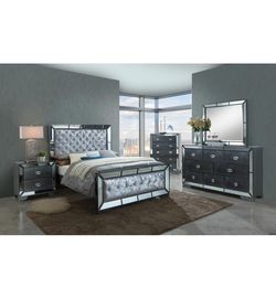 Brand new luxury bedroom set on sale! $40 down financing available no credit check ⭐️⭐️
