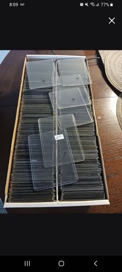 380 Top Loaders for trading cards