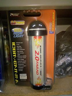 New 2 farad capacitor car audio