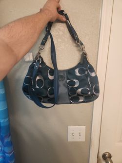 Blue Coach Purse