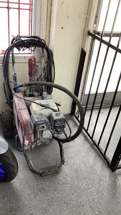 Gas-Powered Airless Paint Sprayer on Wheels