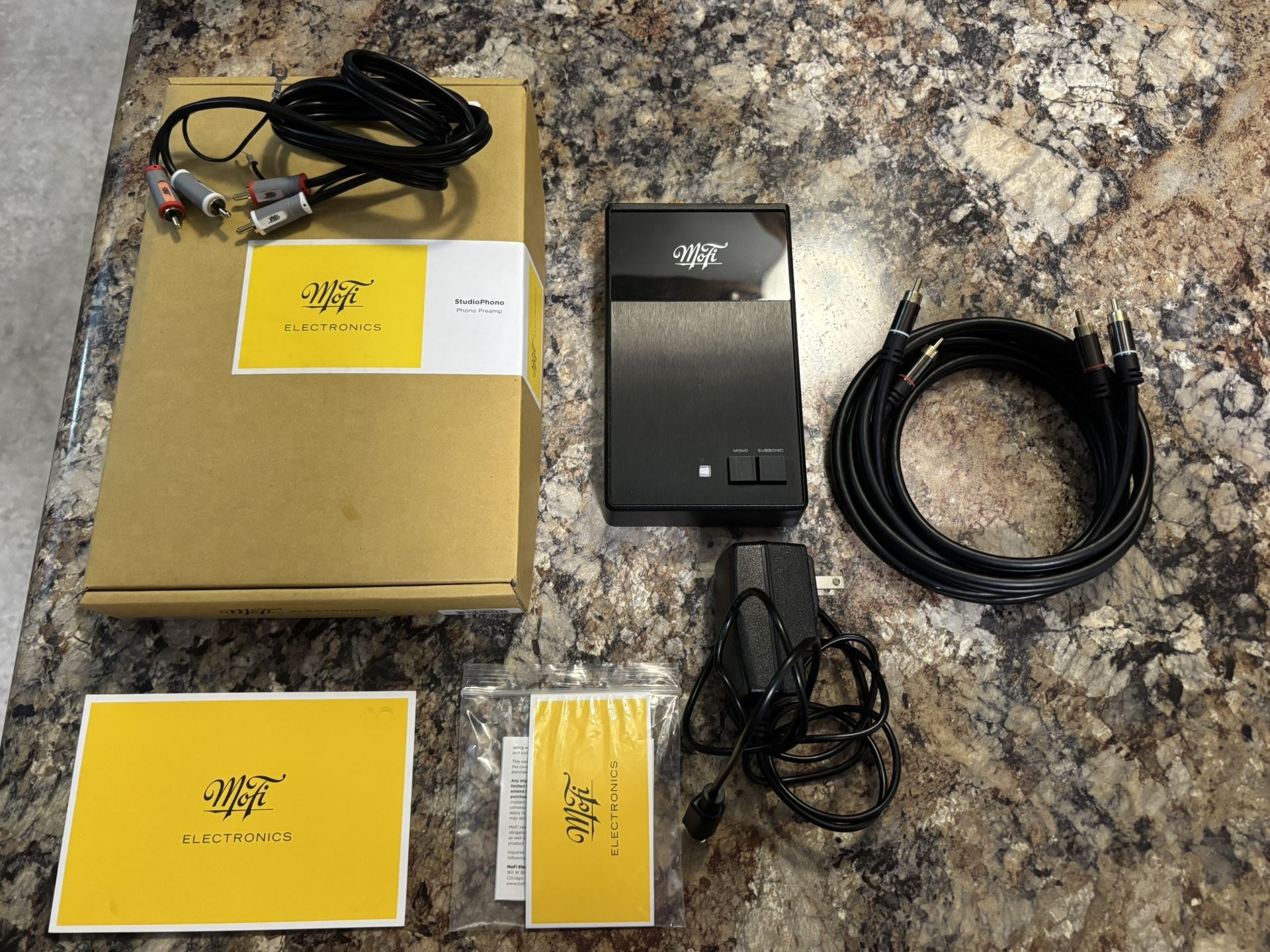 MoFi StudioPhono Phono Preamplifier – Excellent Condition – Original Packaging